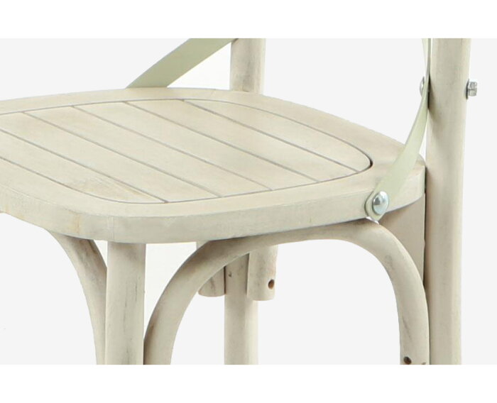 PARIS CHAIR  -  WOOD ACACIA FRESH WHITE