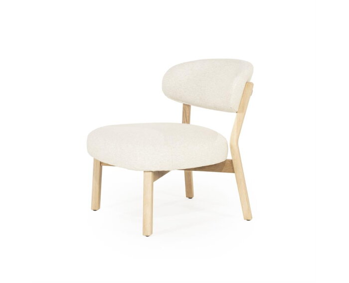 Fauteuil Mikky naturel - beige | Eleonora