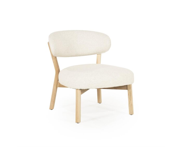 Fauteuil Mikky naturel - beige | Eleonora