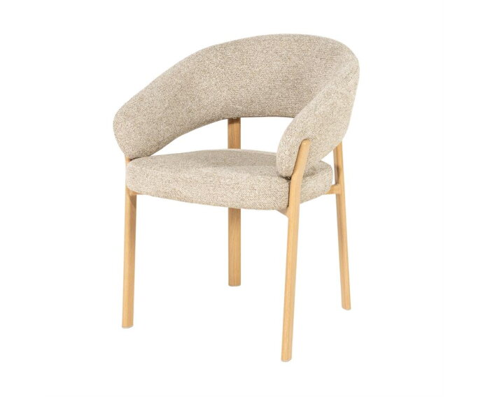 Chair Sedia with armrest - natural | BY-BOO