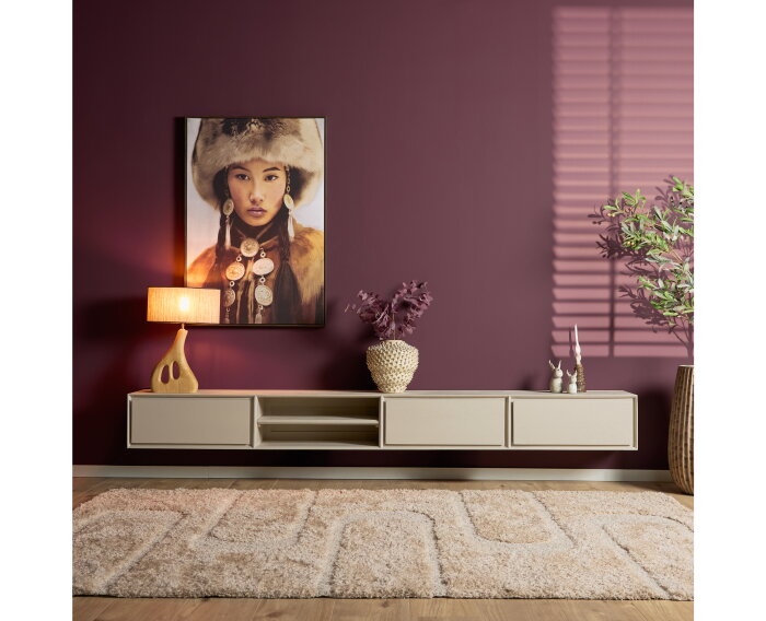 Zwevend tv meubel Ambiance Naturel | 120 cm