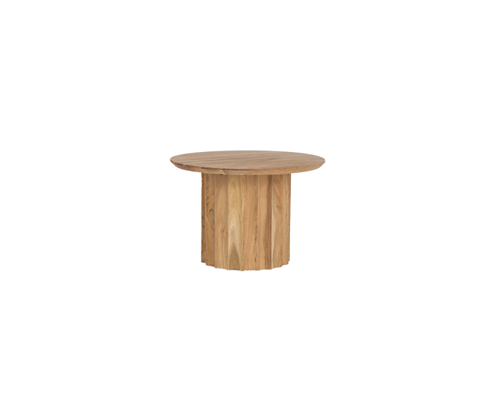 Salontafel Crotone set van 2 Acacia 90ø / 60ø cm