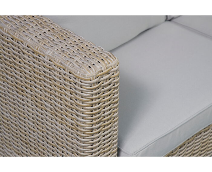Loungeset Cancun 5-delig modulair - PE Wicker & Staal - Tuinset