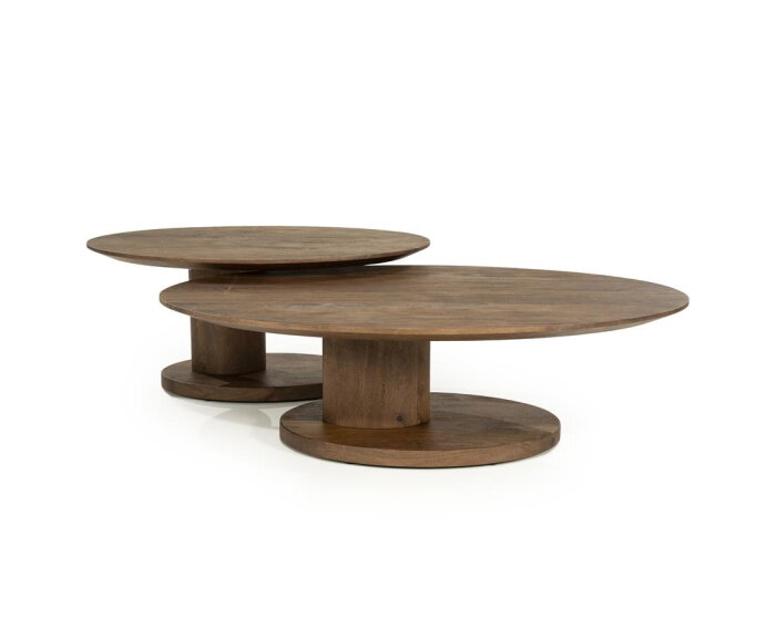 Salontafel Novia small 90x60cm - lichtbruin | Eleonora