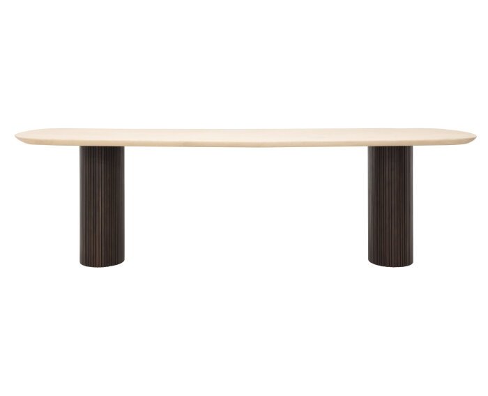 Dining table Maroon danish oval 270,76x270x110 cm, mahogany + mortex