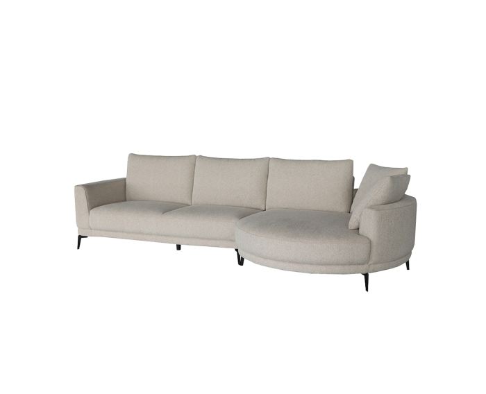 Prescot 2 5-AL + Chaise R - Sahara 120 beige
