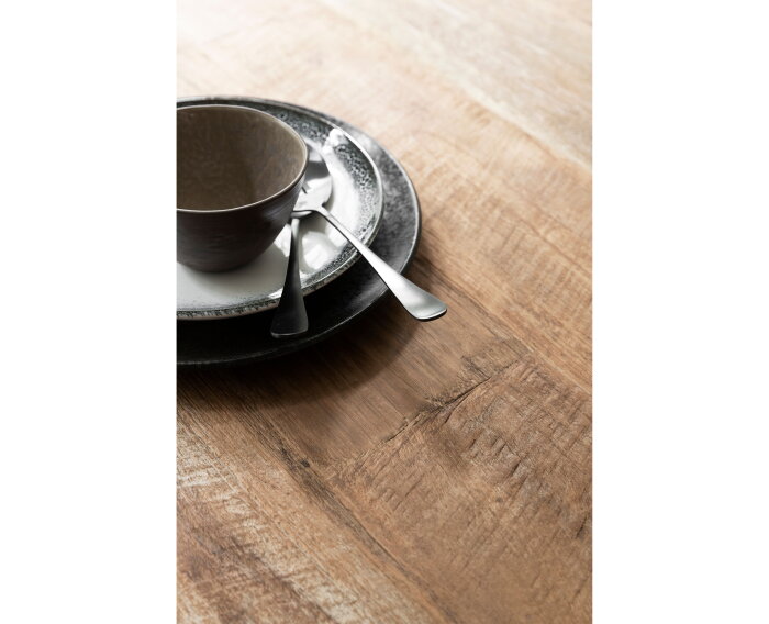 DTP home Metropole salontafel rond teakhout 90x90x38 cm