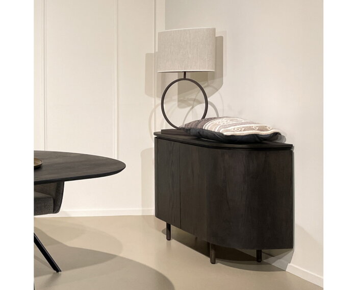Dressoir Tobago eikenhout 115 cm - Espresso