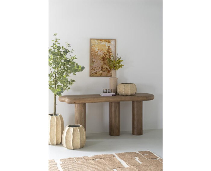 Sidetable Nigel 180x55cm - naturel | Eleonora