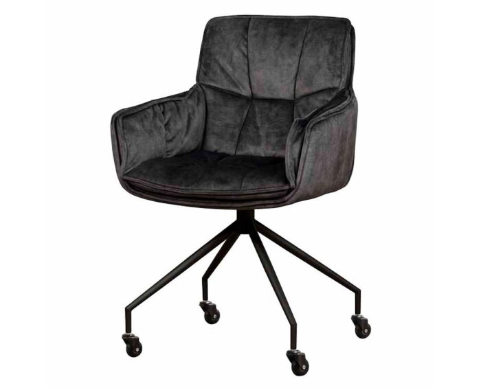 Saronno Armstoel - fabric Dark grey YC193915