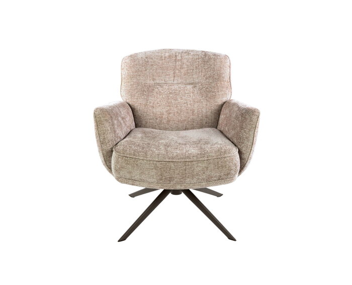 Fauteuil Forza draaibaar - Hoven zand-bruin