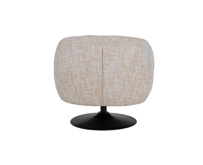 Barga Fauteuil - fabric TED 24 off white (draaibaar)