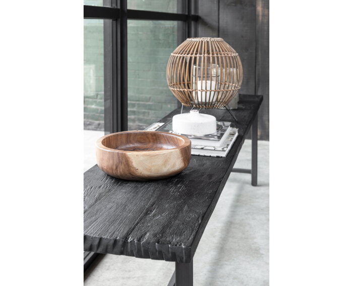 Timeless Black eetkamerbank Beam 190 cm