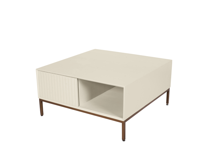 Salontafel Madison Sand | 80 cm | Vierkant