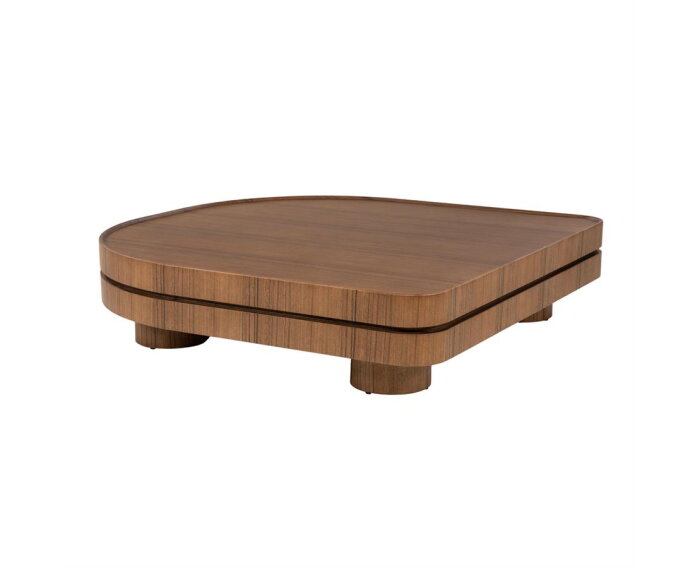 Salontafel Arcus 122x122cm - bruin | Eleonora