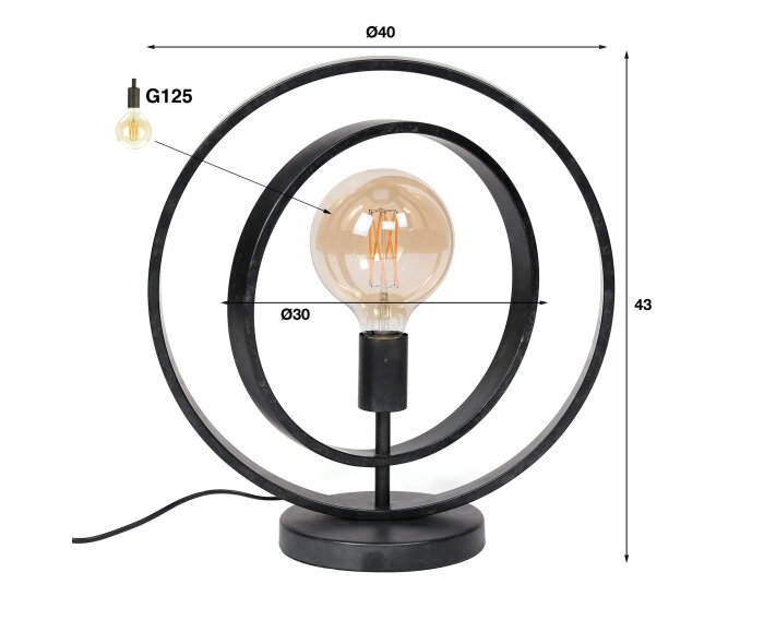 Tafellamp Turn Around | 1 Lamp