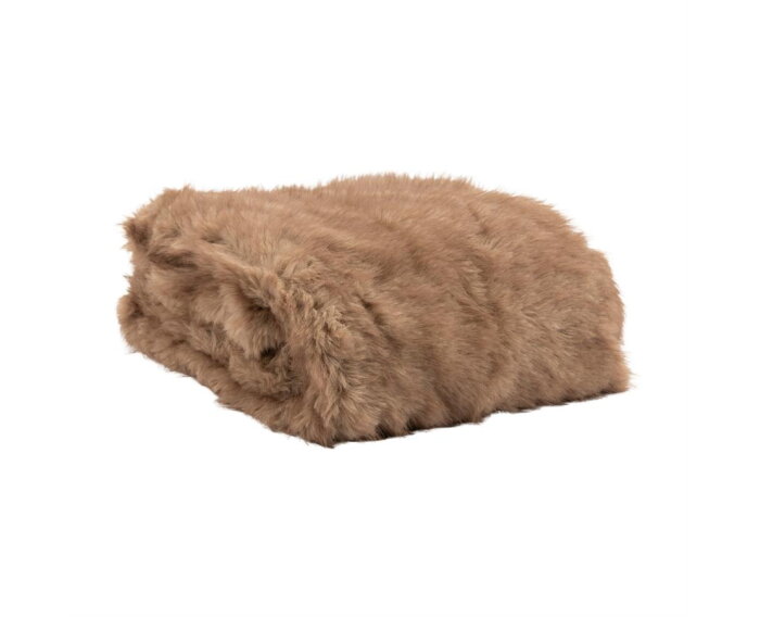 Plaid Foxy Fox 170x130cm - light brown | BY-BOO