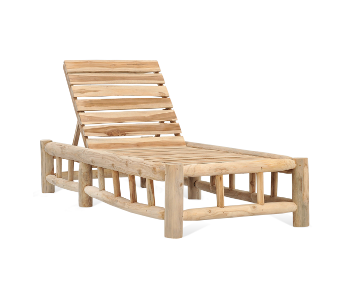 Barney Teak Sunlounger