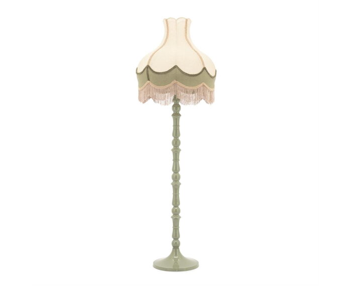 Floor lamp Fringaloo - groen | BY-BOO