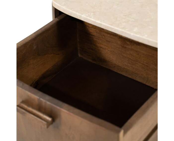 Ladekast Mabel 44x38cm - bruin | Eleonora