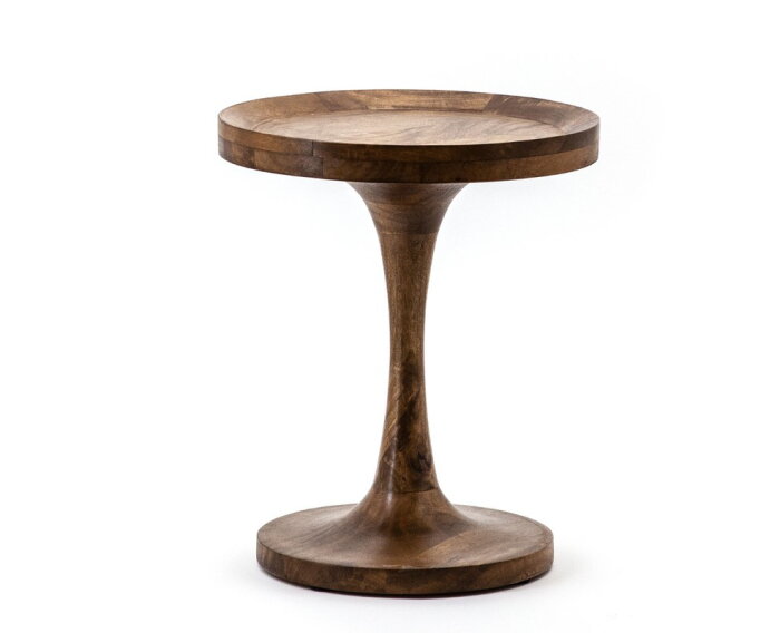 BY-BOO Bijzettafel 'Totum' | Mangohout | Medium | Slechts € 139 | Meubelplaats.nl