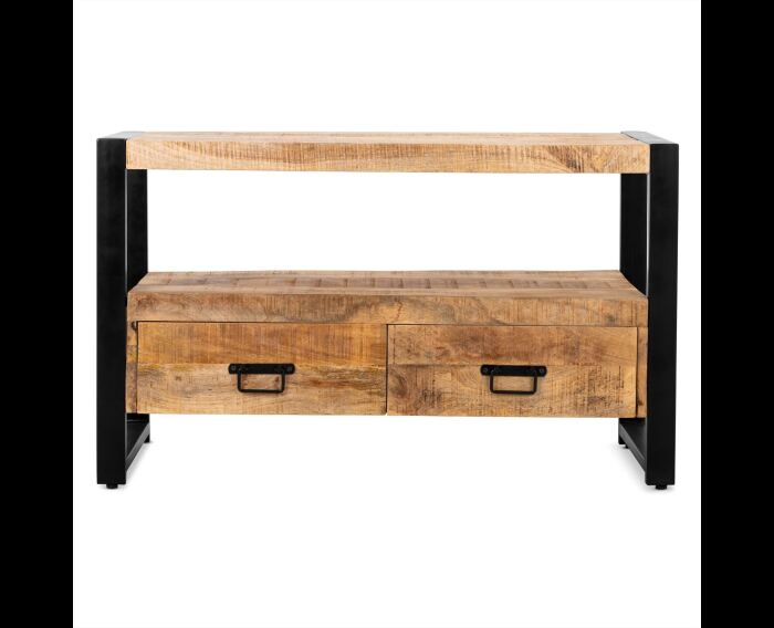 Salontafel Britt met 4 Laden mangohout 120x60x45 cm