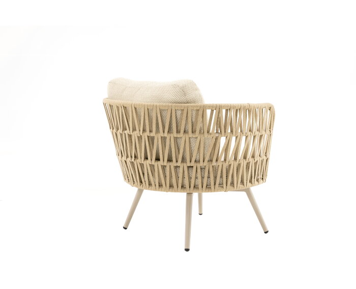 Loungestoel Sophia draaibaar 360&deg; tuin - Beige