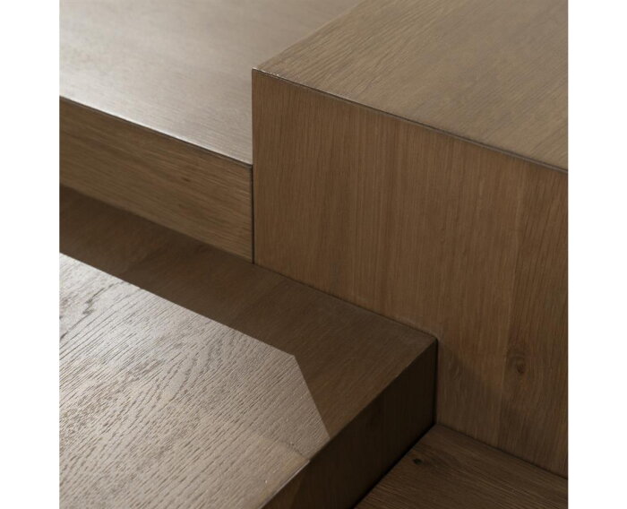 Salontafel Quinten rechthoekig 140x75cm - bruin | Eleonora