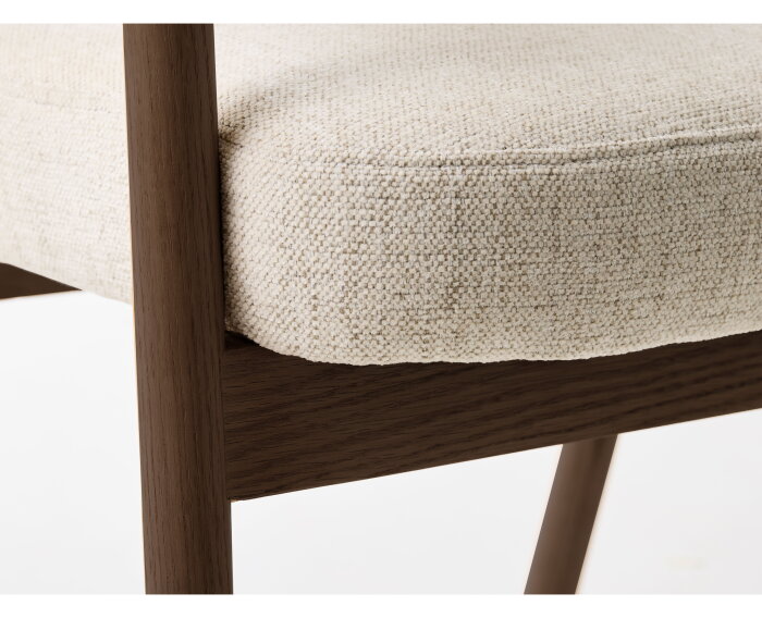 Eetkamerstoel Elk eiken bruin - Beige