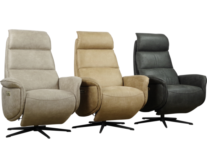 Elektrische relaxfauteuil Teye Bull Liver 10 met 2 motoren en accu
