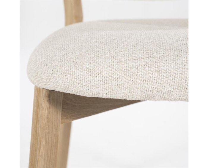 Stoel Mikky naturel - beige | Eleonora