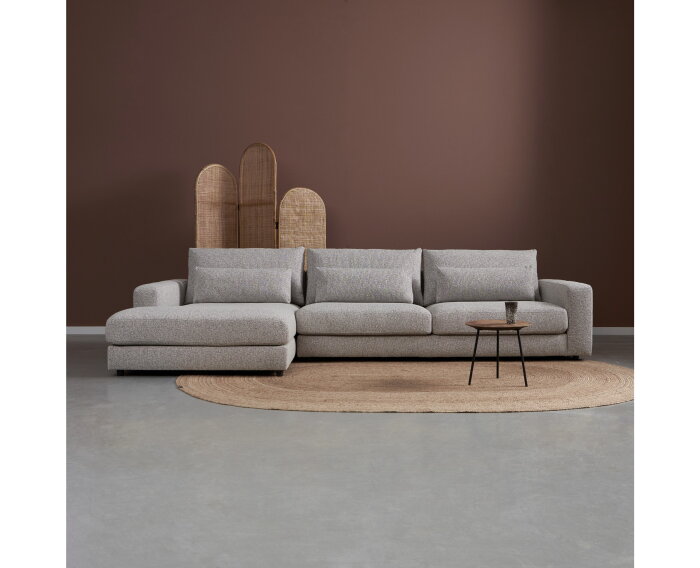 Hoekbank COMO met rechte chaise longue links - Puente 09