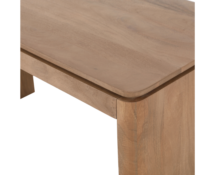Bureau Dallas Naturel Mangohout 130 cm