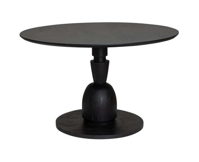 Eettafel Brunello rond 130cm - zwart | Tower living