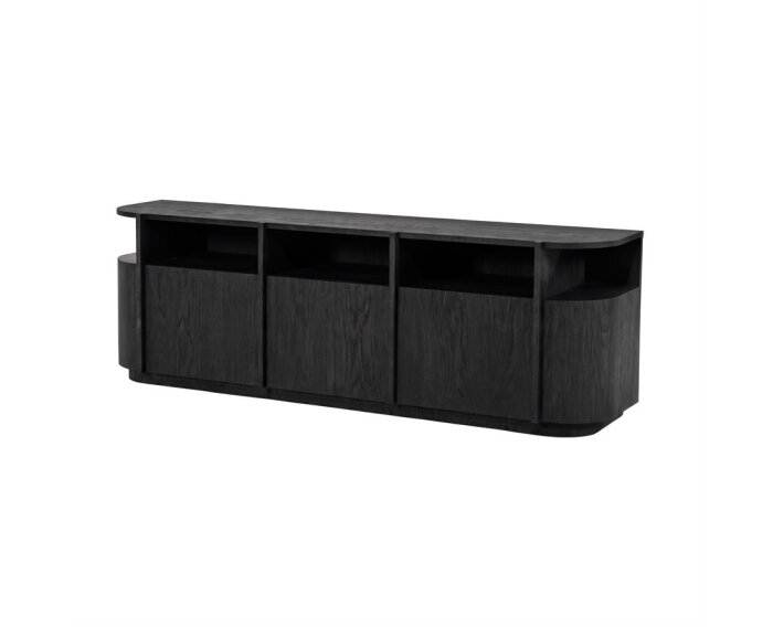 TV meubel Oslo 182x42cm - zwart | Eleonora
