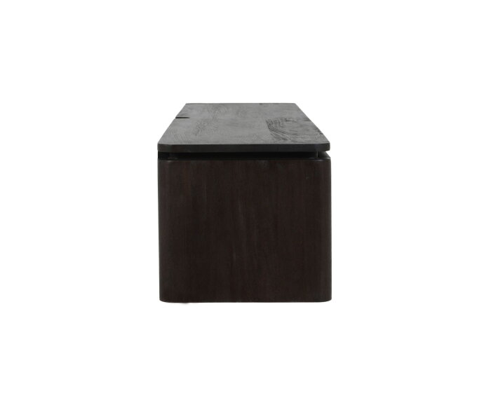 Zwevend tv meubel Dallas Bruin Mangohout 165 cm