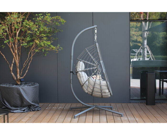 Lisa relax hanging chair Grau