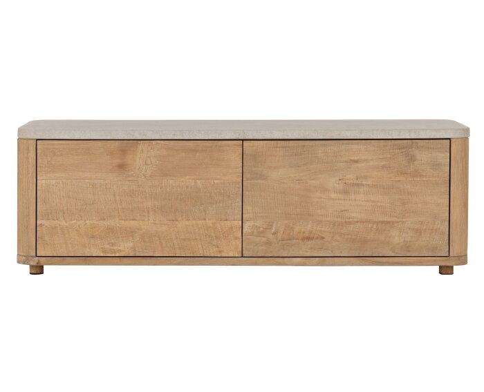 Nova tv meubel small  travertin top