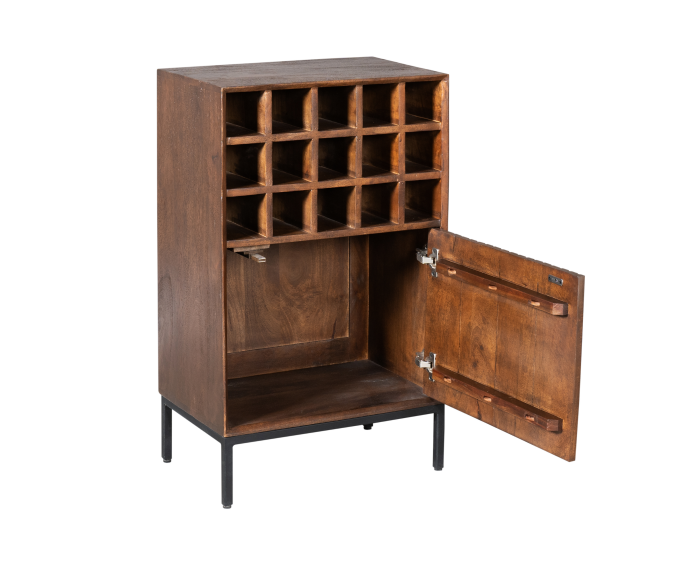 Wijnkast Madison Brown | 55 cm