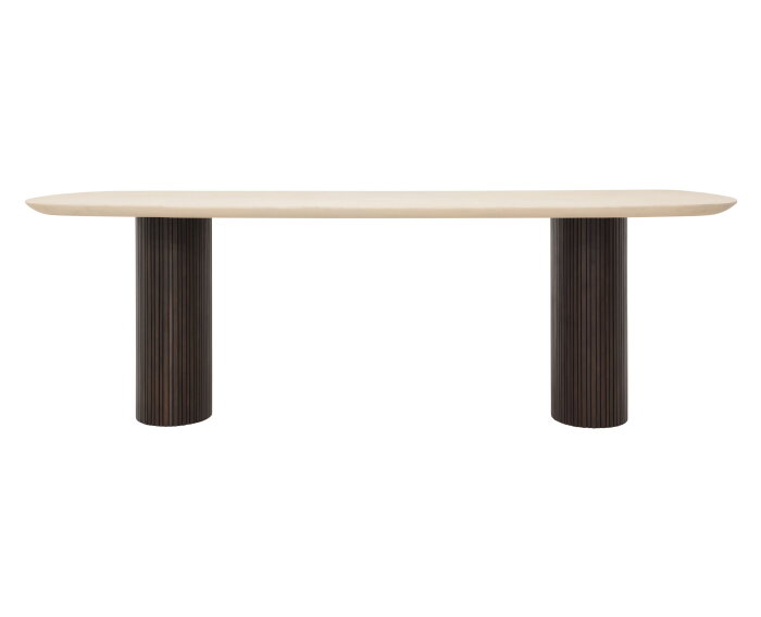 Dining table Maroon danish oval 240,76x240x110 cm, mahogany + mortex