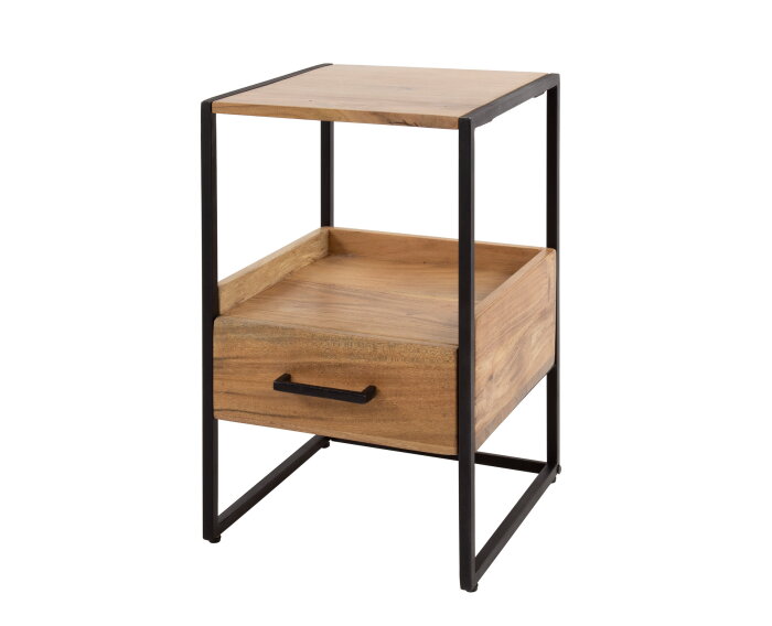 Nachtkastje Niche acacia Small - naturel