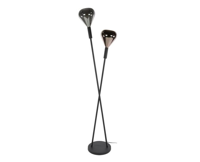 Vloerlamp 2L Wings - Zwart