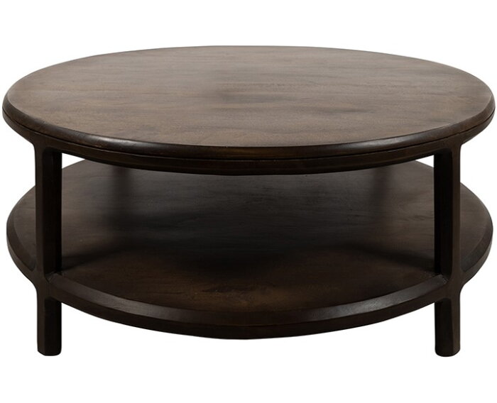 Salontafel Ø100, H40, Brown Walnut - Jumbo Collection