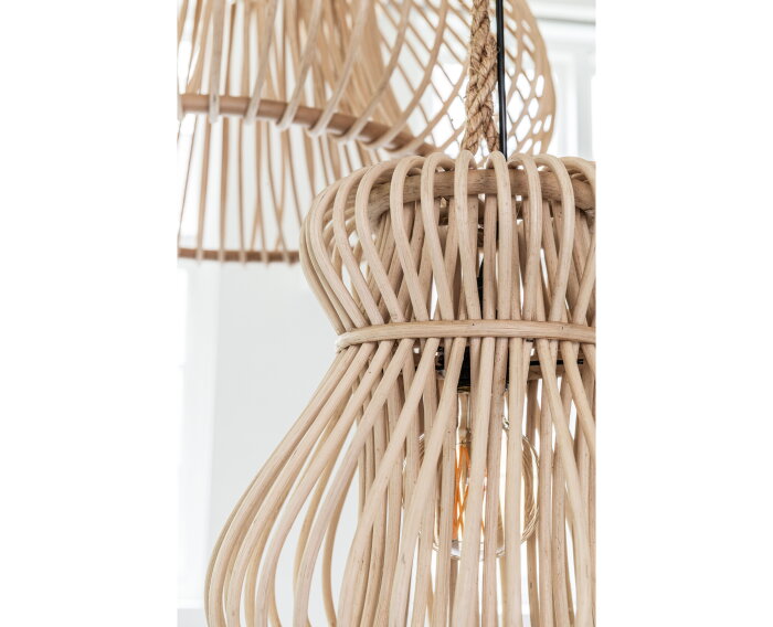 Hanging Lamp Fungo large,60x78x78 cm, Kubu core. Height total 110cm