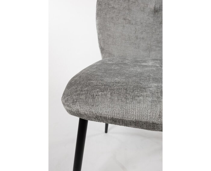 Bobby eetkamerstoel - met arm - Perfect Harmony - Light grey 85 - Unique Collection