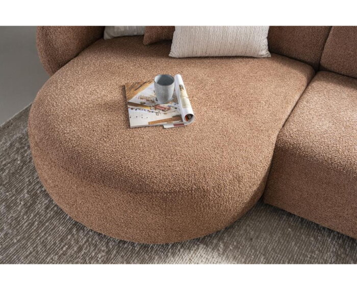 SEVN Marit modulaire hoekbank Yarra Nougat - 411x130 cm - Zelf samen te stellen