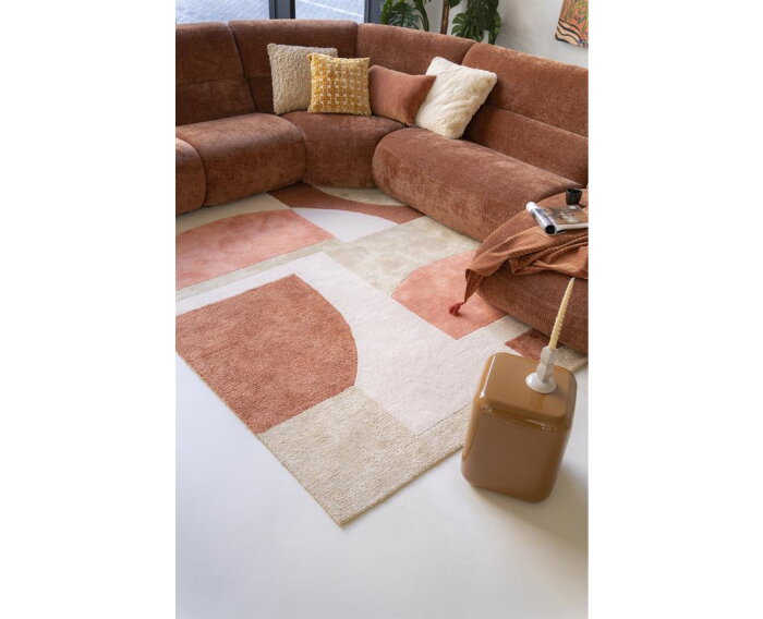 Vloerkleed Kazi 190x290cm - terracotta | BY-BOO