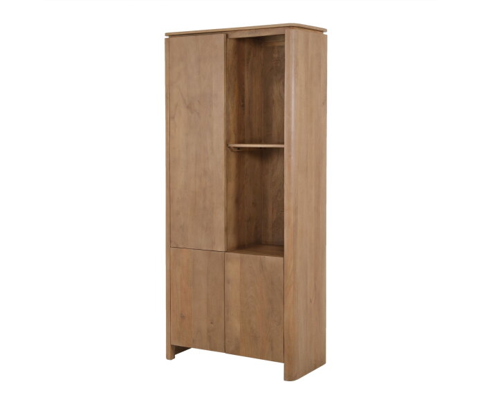 Vakkenkast Dallas Naturel Mangohout 90 cm