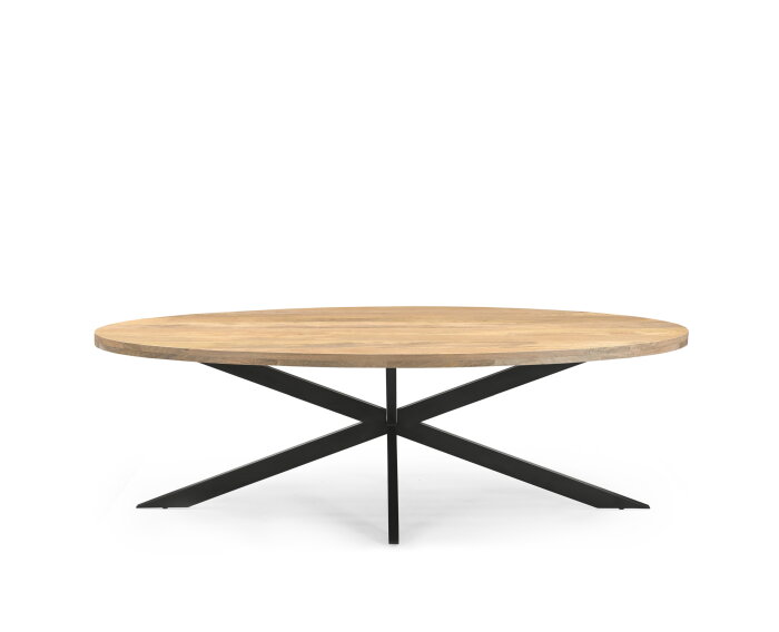 Eetkamertafelblad Ellips 25+25 200