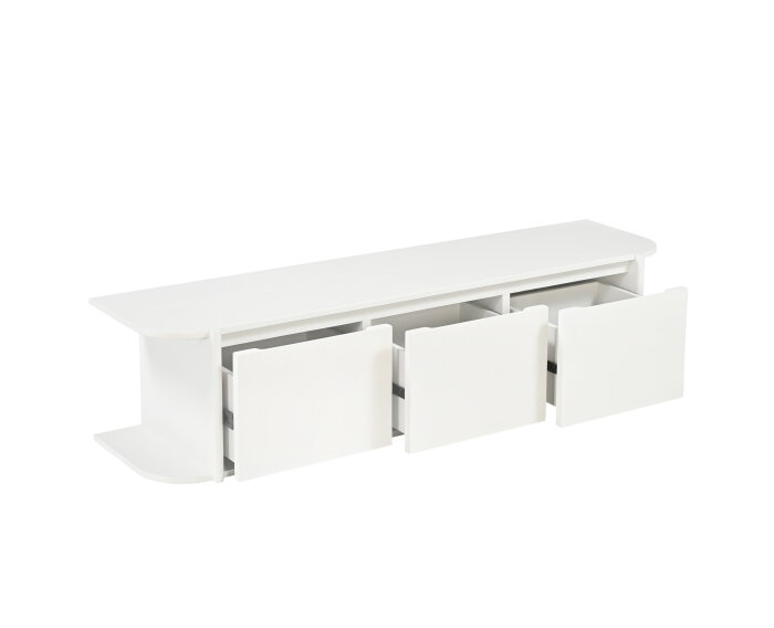 TV kast Jade zwevend Off White 160